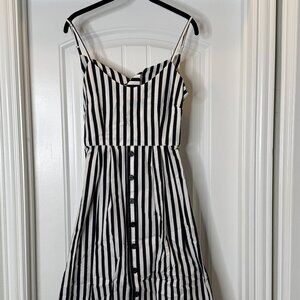 Velvet Heart Dress, Size S, Black/White